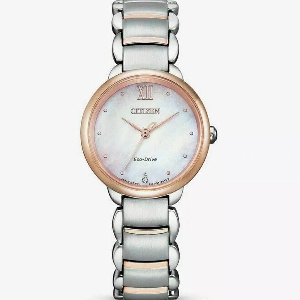 Citizen Womens Eco Mother of Pearl NWT